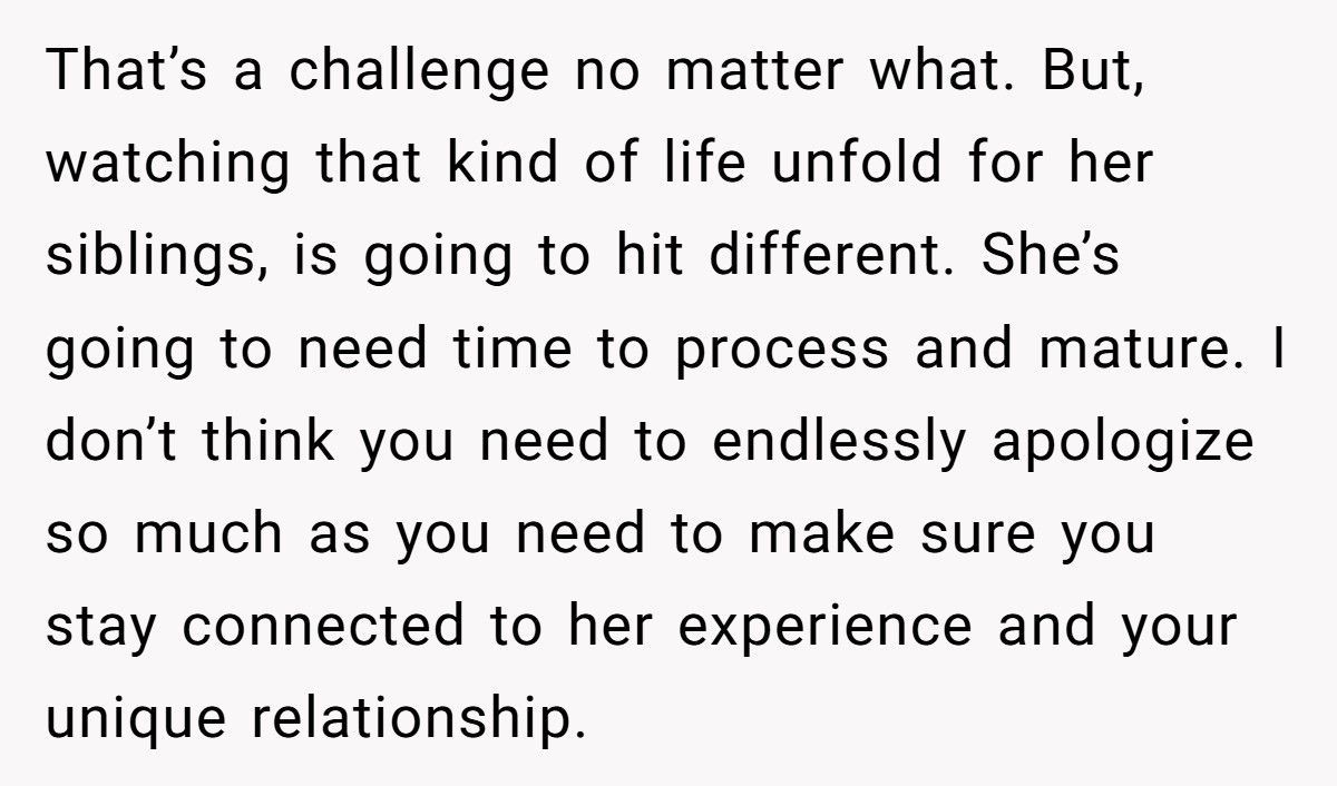 Mom Apologized Once For Raising Daughter In Poverty, Now Daughter Won’t Let It Go