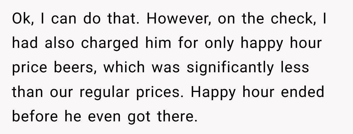 Customer Accuses Bartender Of Overcharging, She Shows Him What Overcharging Looks Like