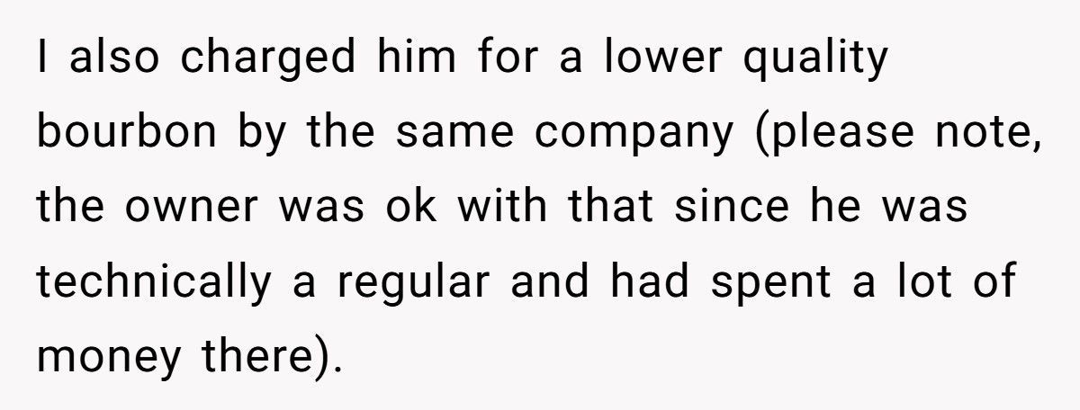 Customer Accuses Bartender Of Overcharging, She Shows Him What Overcharging Looks Like