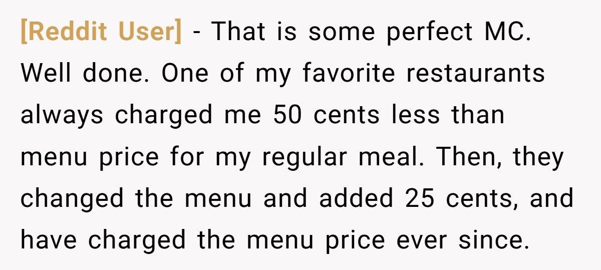 Customer Accuses Bartender Of Overcharging, She Shows Him What Overcharging Looks Like