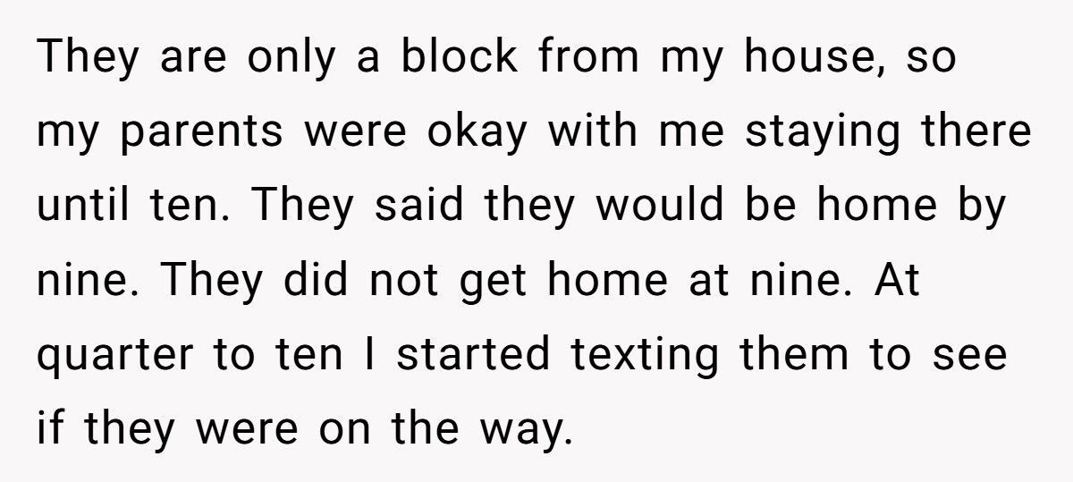 Teen Babysitter Calls Police After Parents Stay Out 3 Hours Late Without Answering