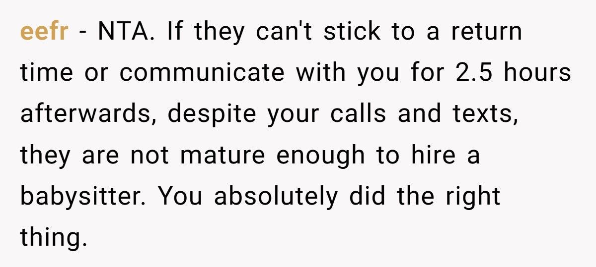 Teen Babysitter Calls Police After Parents Stay Out 3 Hours Late Without Answering