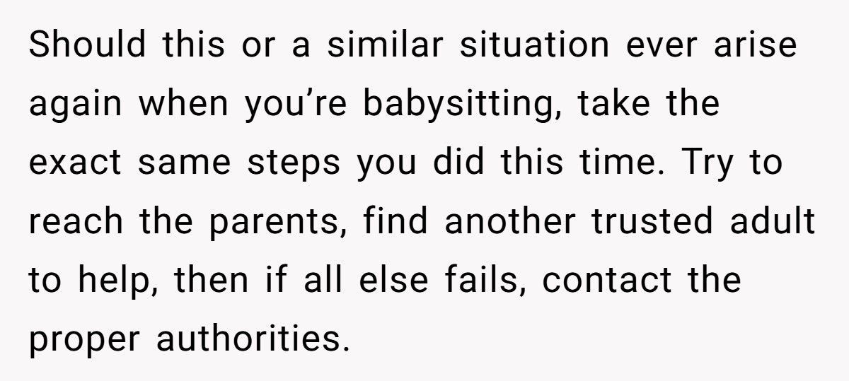 Teen Babysitter Calls Police After Parents Stay Out 3 Hours Late Without Answering