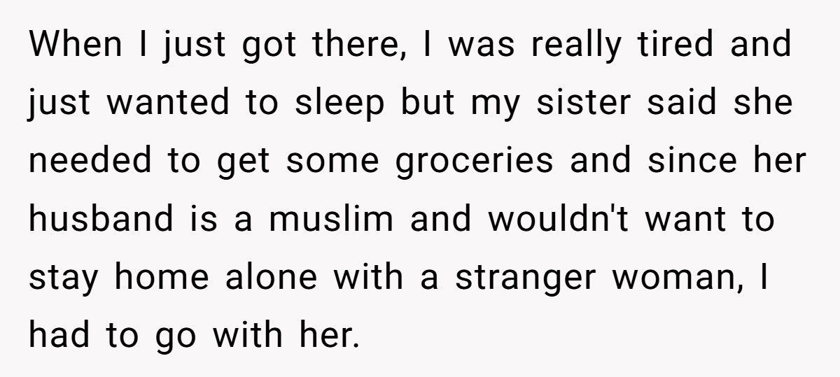 Woman Cuts Vacation Short After Sister Wakes Her Up Just To Avoid Husband Being Alone With Her