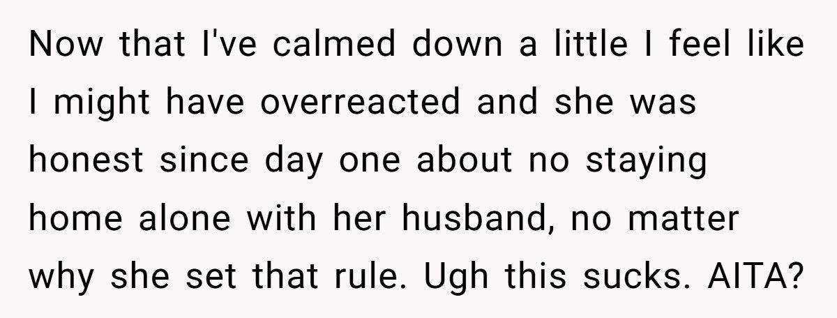 Woman Cuts Vacation Short After Sister Wakes Her Up Just To Avoid Husband Being Alone With Her