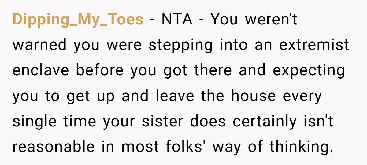 Woman Cuts Vacation Short After Sister Wakes Her Up Just To Avoid Husband Being Alone With Her