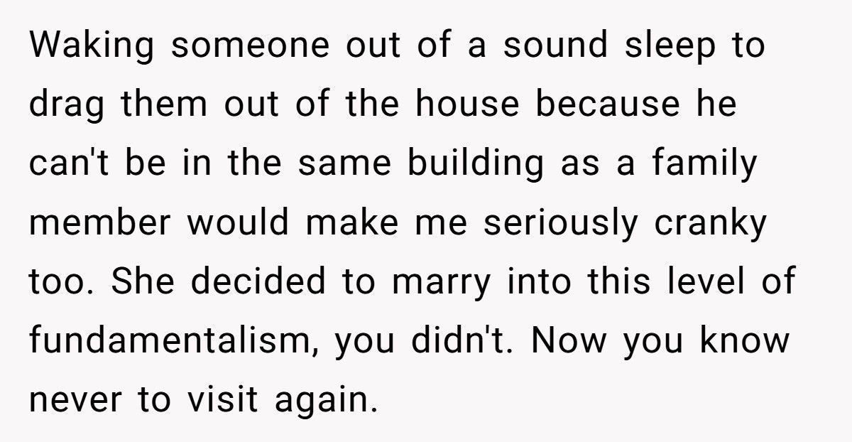 Woman Cuts Vacation Short After Sister Wakes Her Up Just To Avoid Husband Being Alone With Her