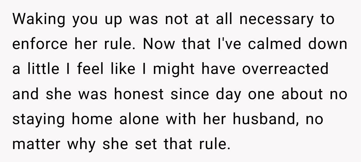 Woman Cuts Vacation Short After Sister Wakes Her Up Just To Avoid Husband Being Alone With Her