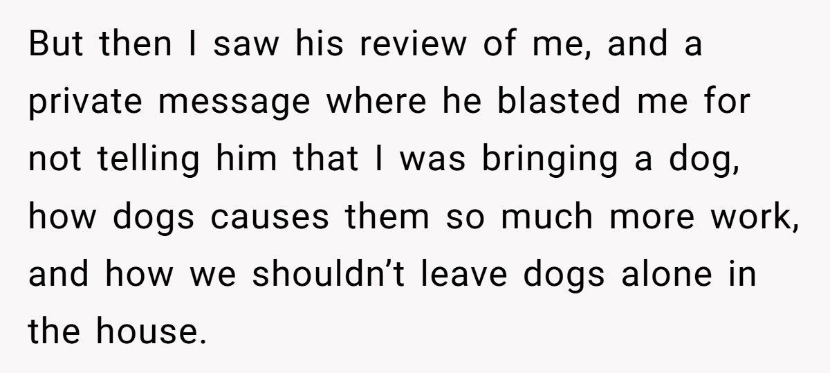 Airbnb Host Tried To Shame Guest In Review, Lost $200 Instead