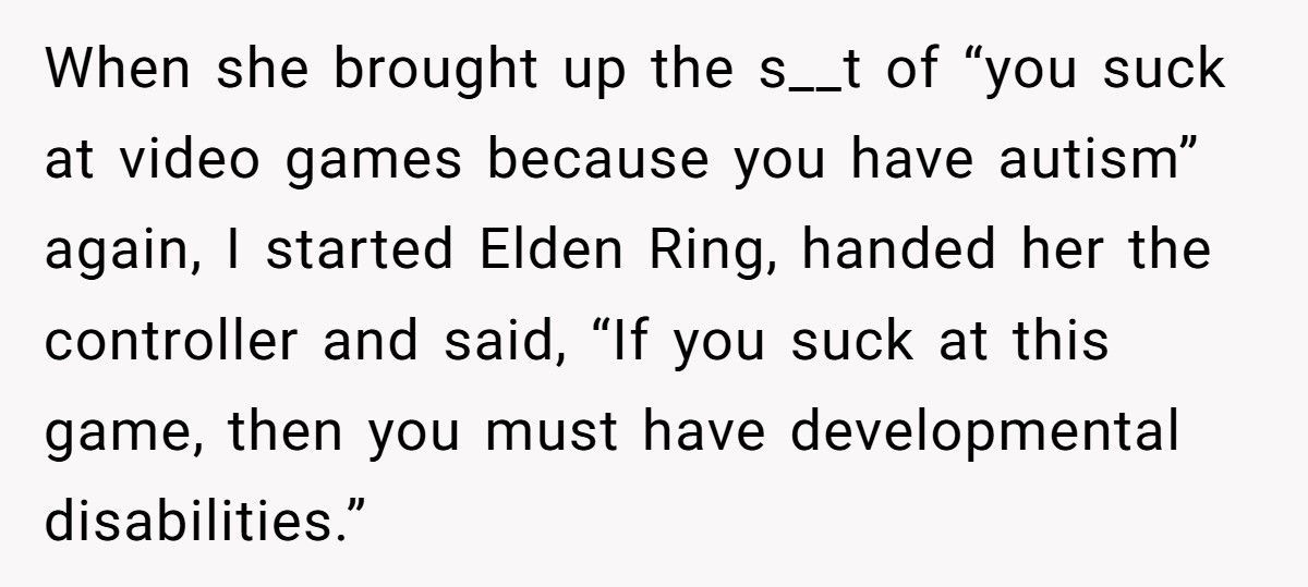 Son Hands Mom A Controller After She Insists He Has Autism, She Can’t Even Jump