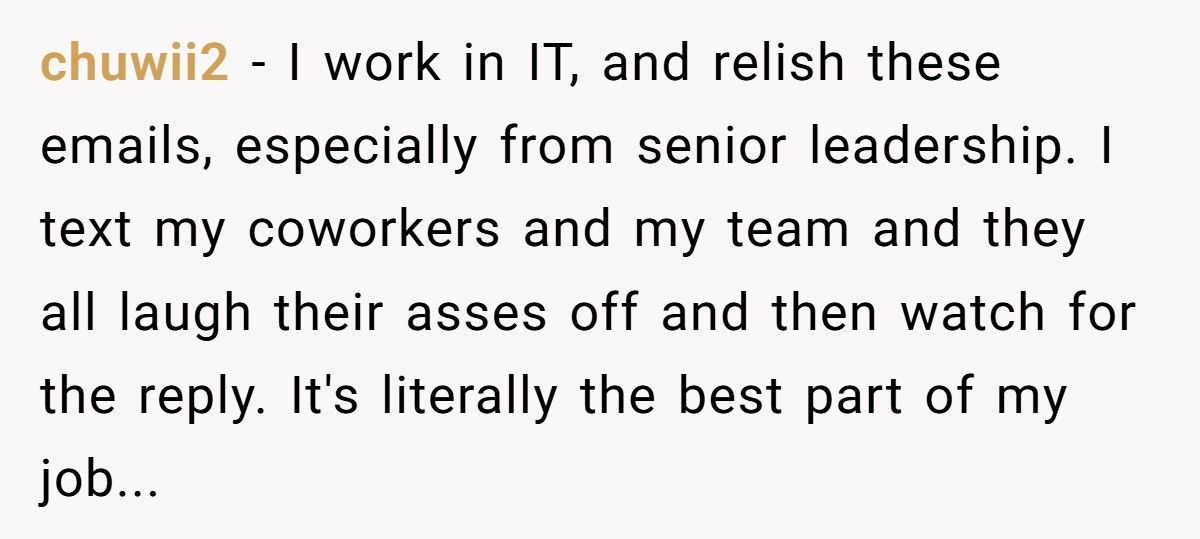 Boss CCs The Whole Team About A “Crash”, Employee Reply-Alls That He Can’t Type A URL