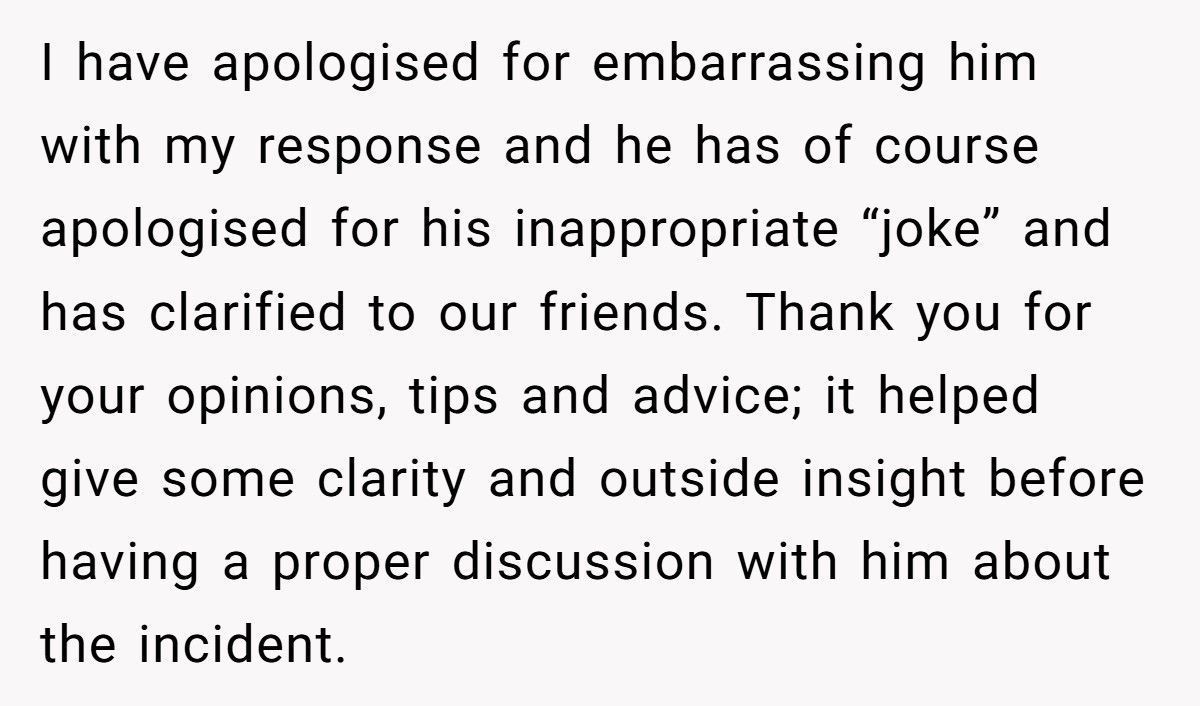 Wife Embarrassed Her Husband At Dinner After He Said She Baby Trapped Him