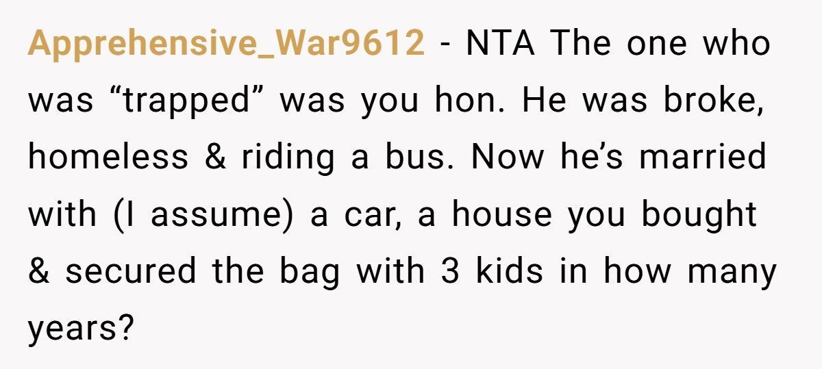 Wife Embarrassed Her Husband At Dinner After He Said She Baby Trapped Him