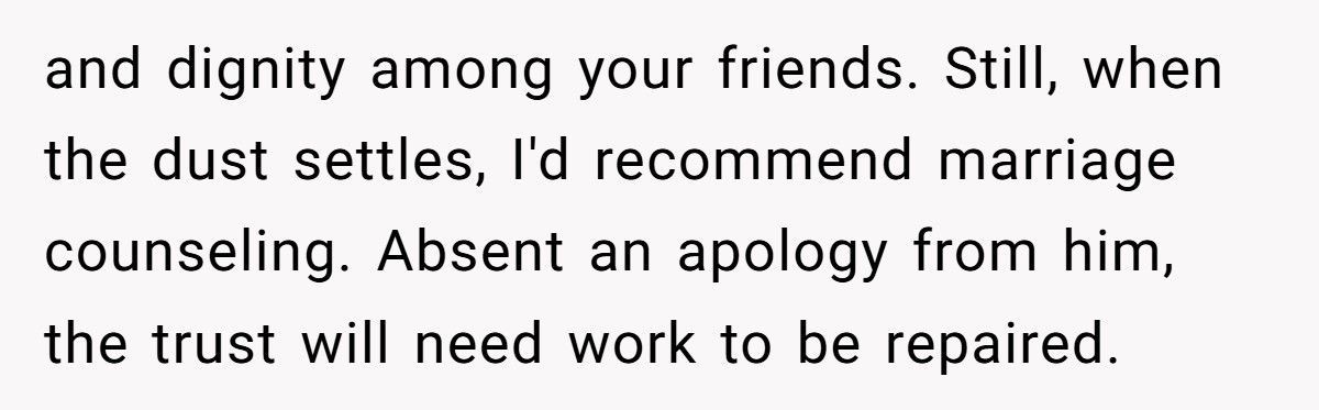 Wife Embarrassed Her Husband At Dinner After He Said She Baby Trapped Him