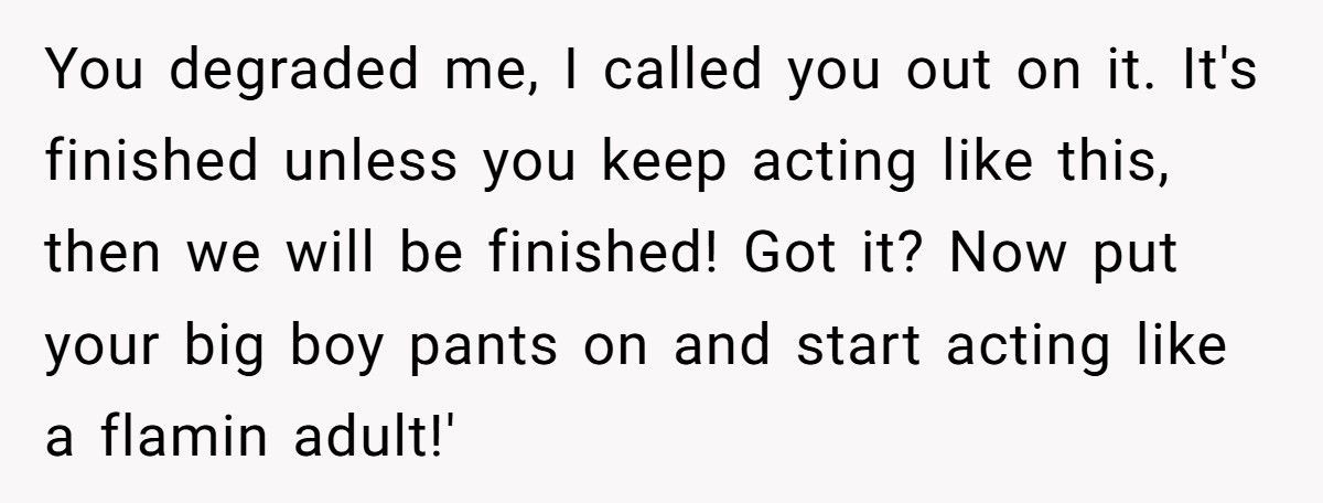 Wife Embarrassed Her Husband At Dinner After He Said She Baby Trapped Him