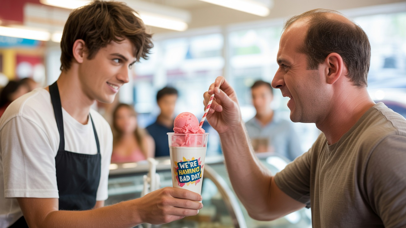 Customer Screams His Shake Isn’t “Milky” Enough, Employee Teaches Him What Milk Really Means Customer Screams His Shake Isn’t “Milky” Enough, Employee Teaches Him What Milk Really Means