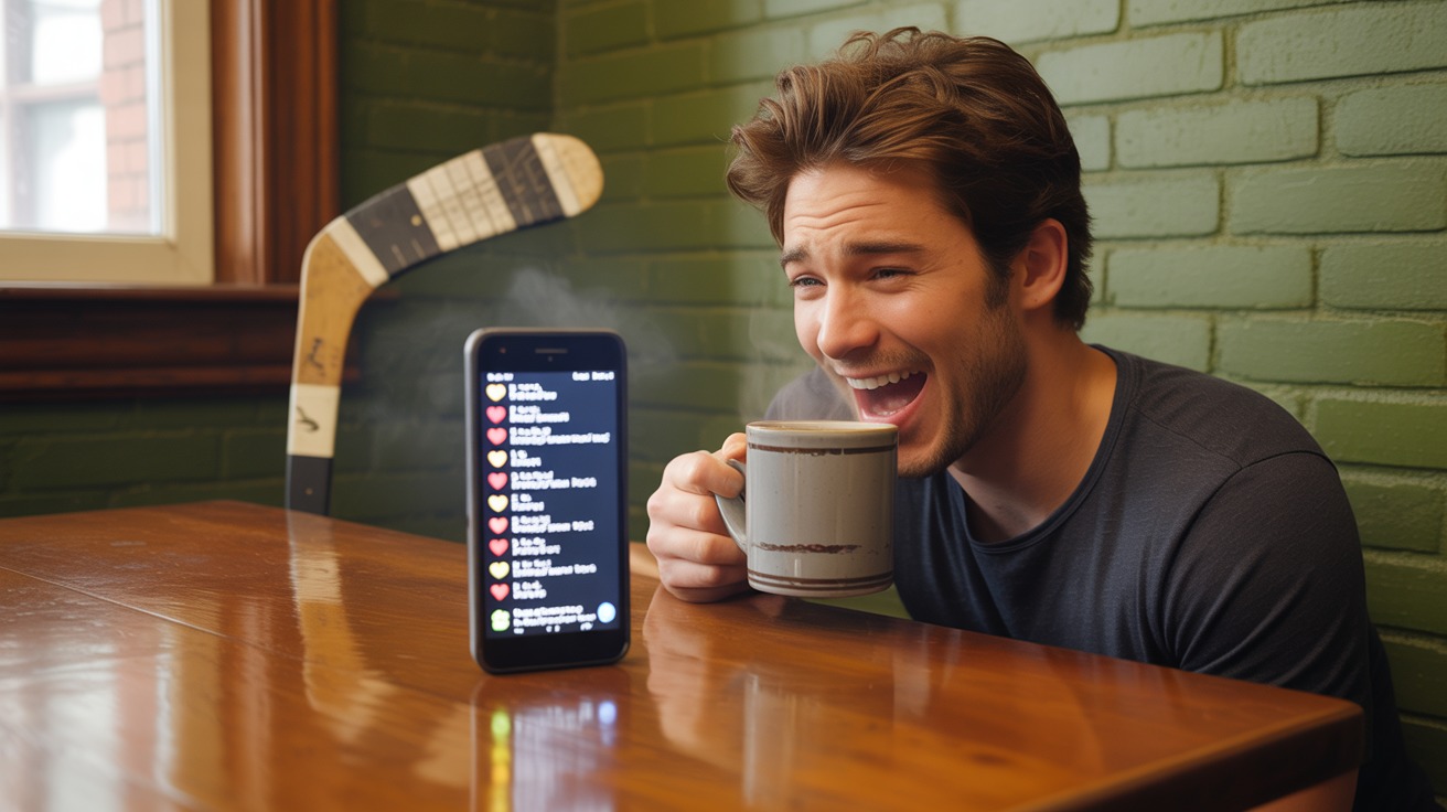 High School Hockey Star Gives Out His Old Number, New Owner Gets All His Girls Instead