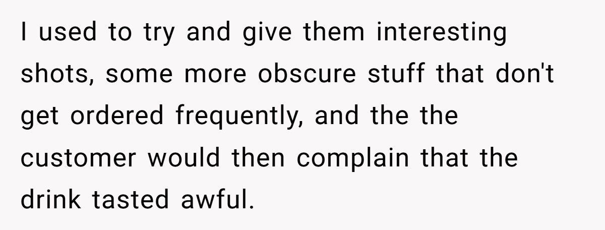 Bartender Serves Water To “Surprise Me” Customers, Nobody Saw That Coming