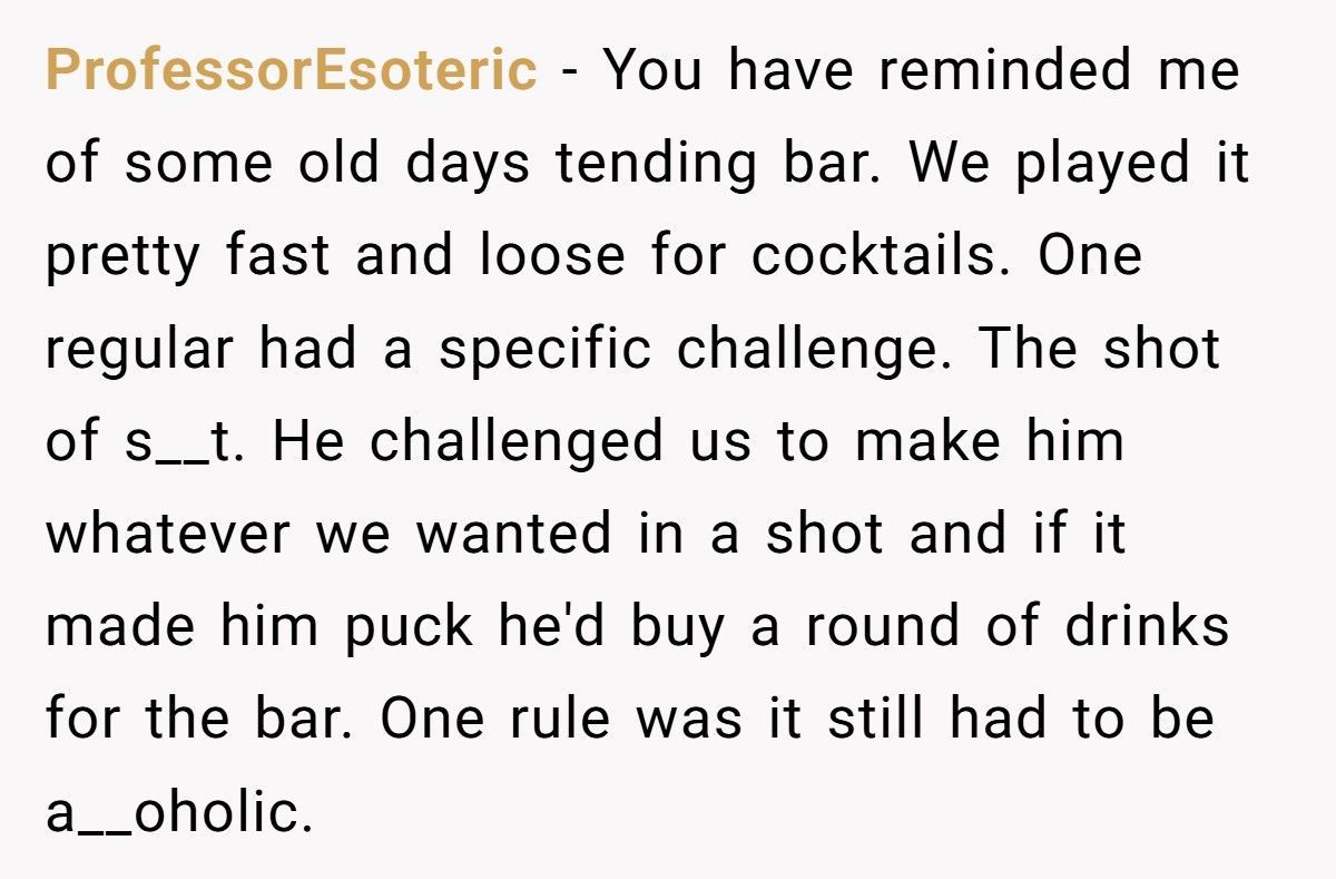 Bartender Serves Water To “Surprise Me” Customers, Nobody Saw That Coming