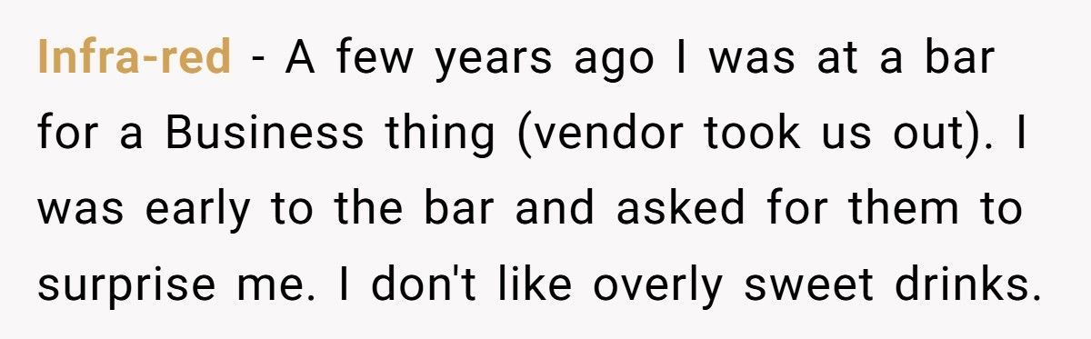 Bartender Serves Water To “Surprise Me” Customers, Nobody Saw That Coming