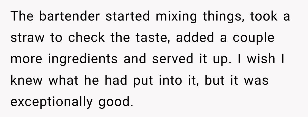 Bartender Serves Water To “Surprise Me” Customers, Nobody Saw That Coming