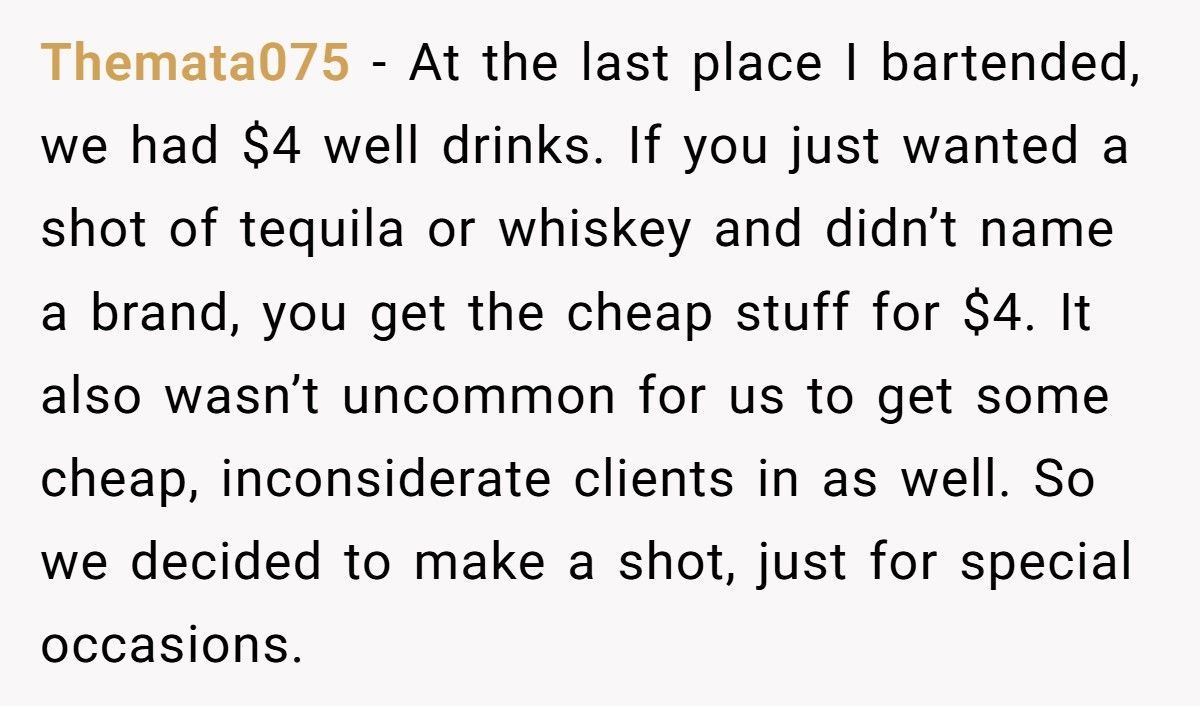 Bartender Serves Water To “Surprise Me” Customers, Nobody Saw That Coming