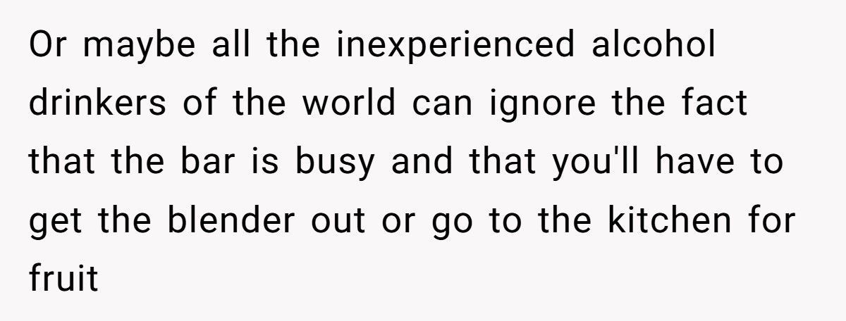 Bartender Serves Water To “Surprise Me” Customers, Nobody Saw That Coming