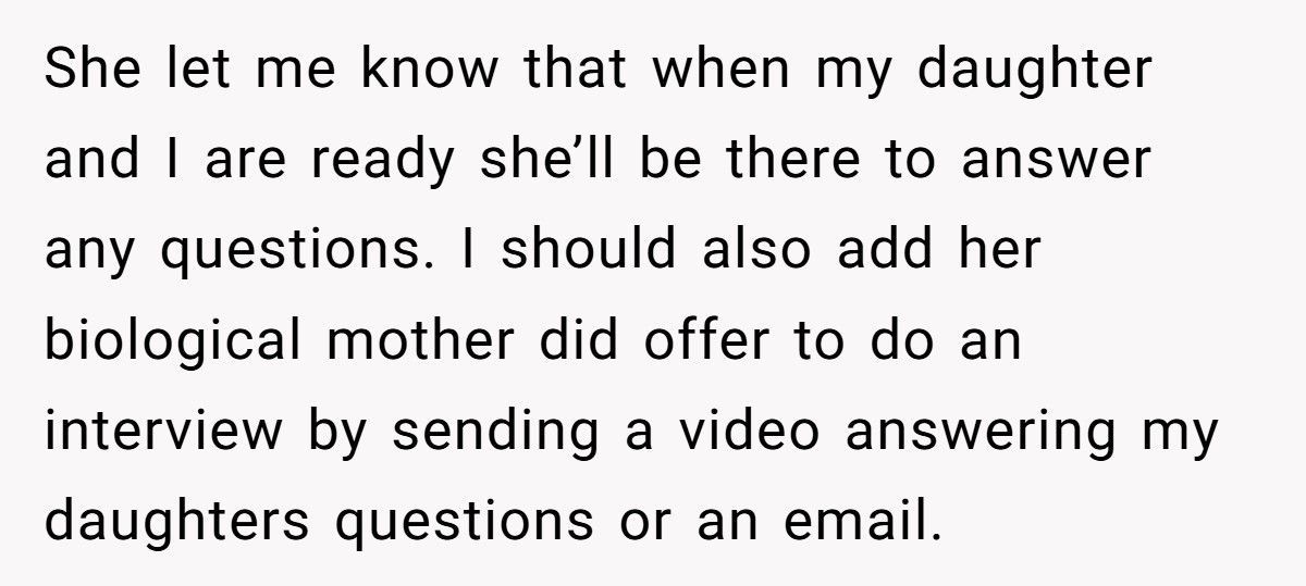 Adoptive Mom Refuses Daughter Contact With Bio Parents, Now The 9-Year-Old Calls Her Selfish Adoptive Mom Refuses Daughter Contact With Bio Parents, Now The 9-Year-Old Calls Her Selfish