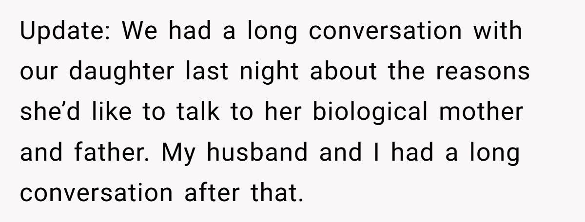 Adoptive Mom Refuses Daughter Contact With Bio Parents, Now The 9-Year-Old Calls Her Selfish Adoptive Mom Refuses Daughter Contact With Bio Parents, Now The 9-Year-Old Calls Her Selfish