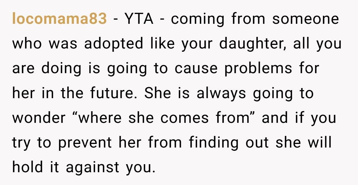 Adoptive Mom Refuses Daughter Contact With Bio Parents, Now The 9-Year-Old Calls Her Selfish Adoptive Mom Refuses Daughter Contact With Bio Parents, Now The 9-Year-Old Calls Her Selfish