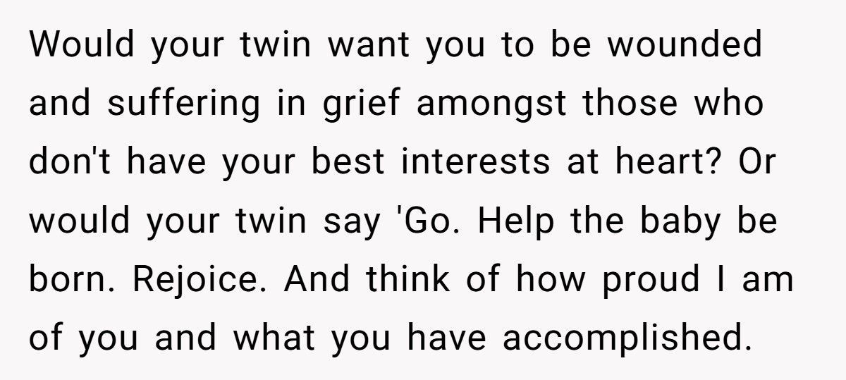 Man Tells Pregnant Wife He Won’t Skip His Twin’s Funeral Even If She Goes Into Labor