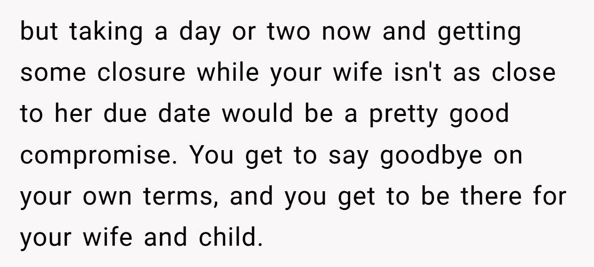 Man Tells Pregnant Wife He Won’t Skip His Twin’s Funeral Even If She Goes Into Labor