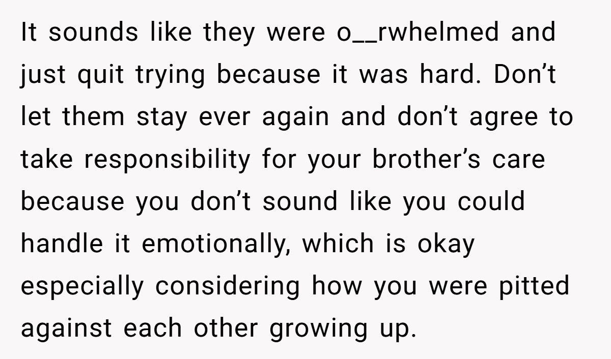 Woman Snaps After Parents Dump Autistic Brother On Her Doorstep For A Month