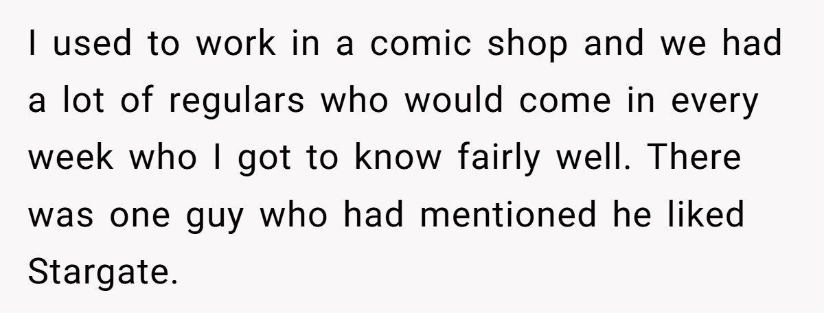 Guy Keeps Spoiling Stargate, Comic Shop Worker Hits Back With The Ultimate Comic Book Revenge