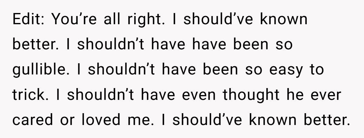 Husband Cheats While Wife Battles Cancer, Then Claims Caring For Her Was Never His Job