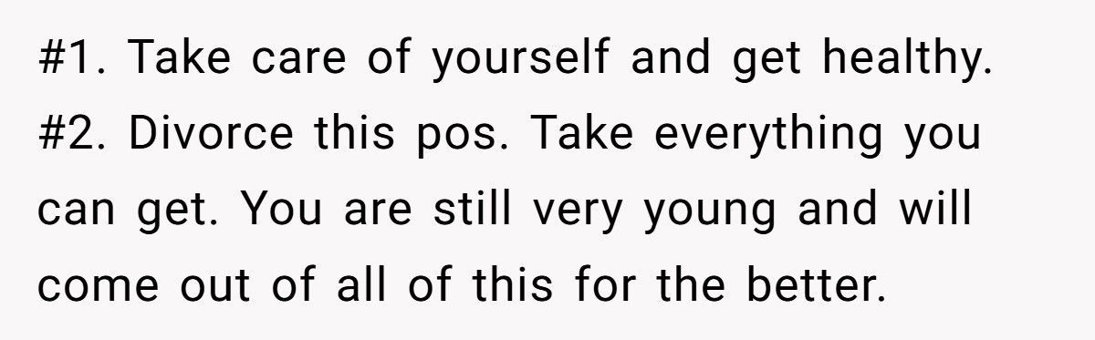 Husband Cheats While Wife Battles Cancer, Then Claims Caring For Her Was Never His Job