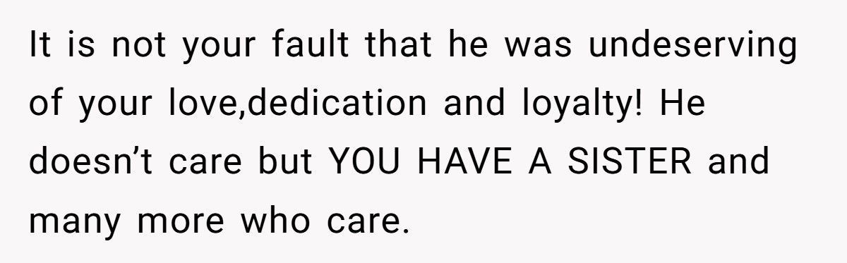 Husband Cheats While Wife Battles Cancer, Then Claims Caring For Her Was Never His Job