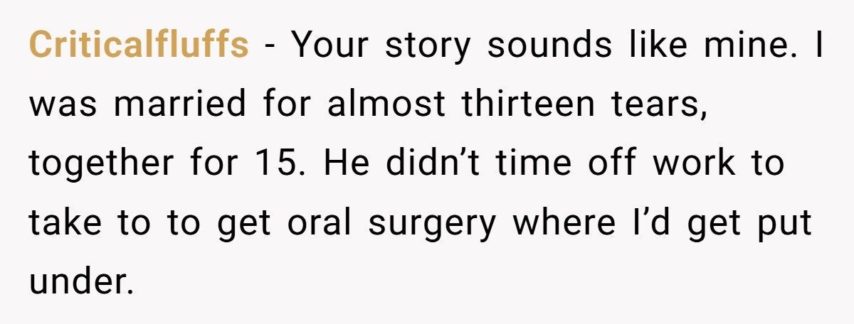 Husband Cheats While Wife Battles Cancer, Then Claims Caring For Her Was Never His Job