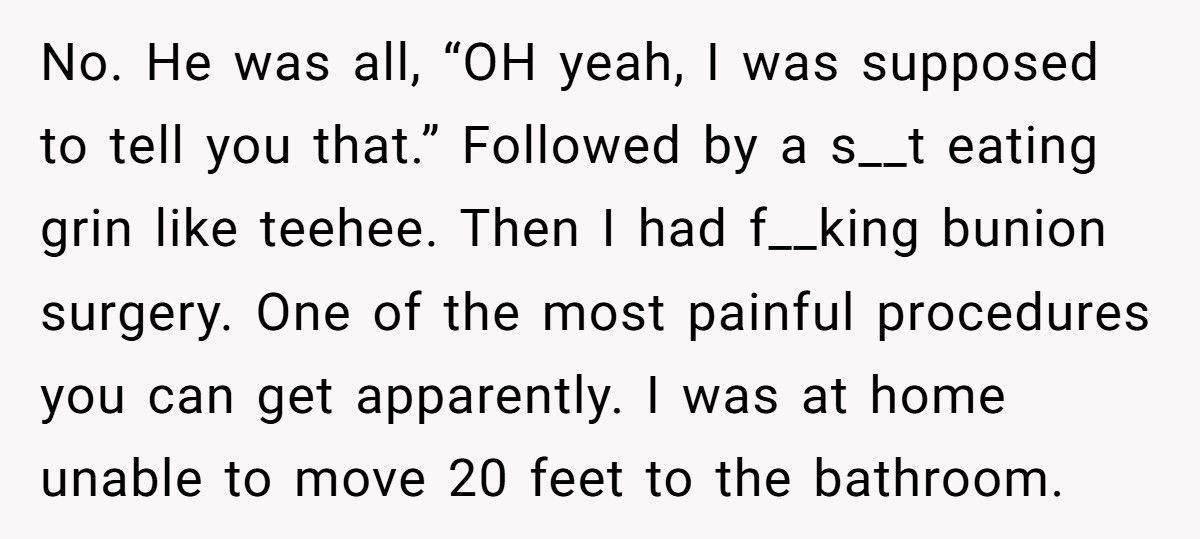 Husband Cheats While Wife Battles Cancer, Then Claims Caring For Her Was Never His Job