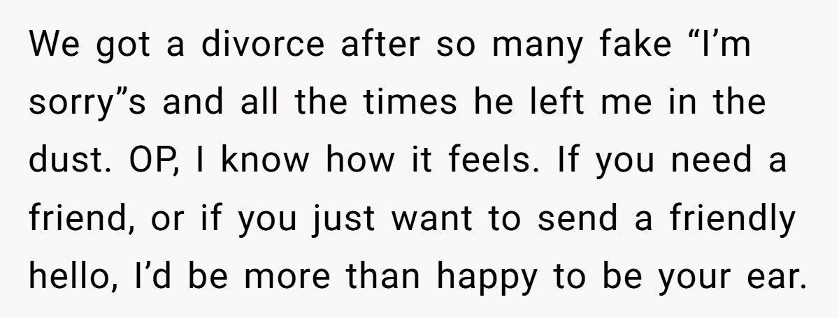Husband Cheats While Wife Battles Cancer, Then Claims Caring For Her Was Never His Job