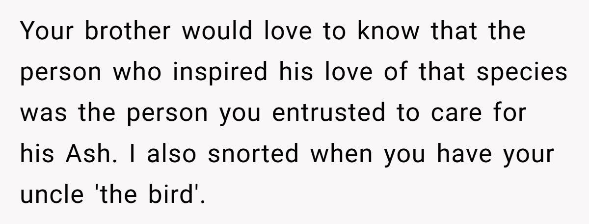 Brother Leaves Sister A Parrot In His Will, She Refuses To Keep It Brother Leaves Sister A Parrot In His Will, She Refuses To Keep It