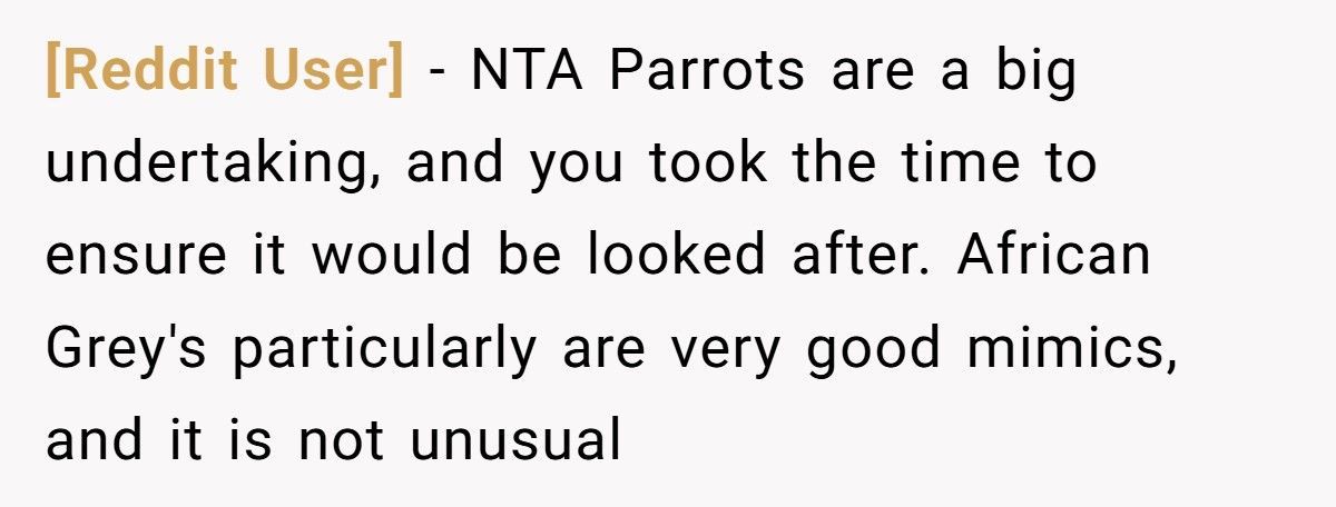 Brother Leaves Sister A Parrot In His Will, She Refuses To Keep It Brother Leaves Sister A Parrot In His Will, She Refuses To Keep It