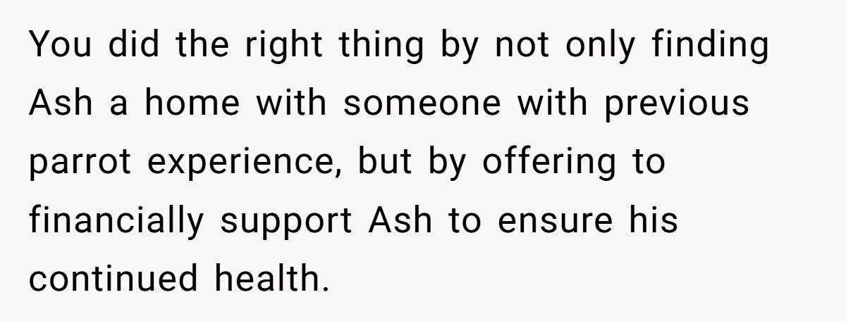 Brother Leaves Sister A Parrot In His Will, She Refuses To Keep It Brother Leaves Sister A Parrot In His Will, She Refuses To Keep It