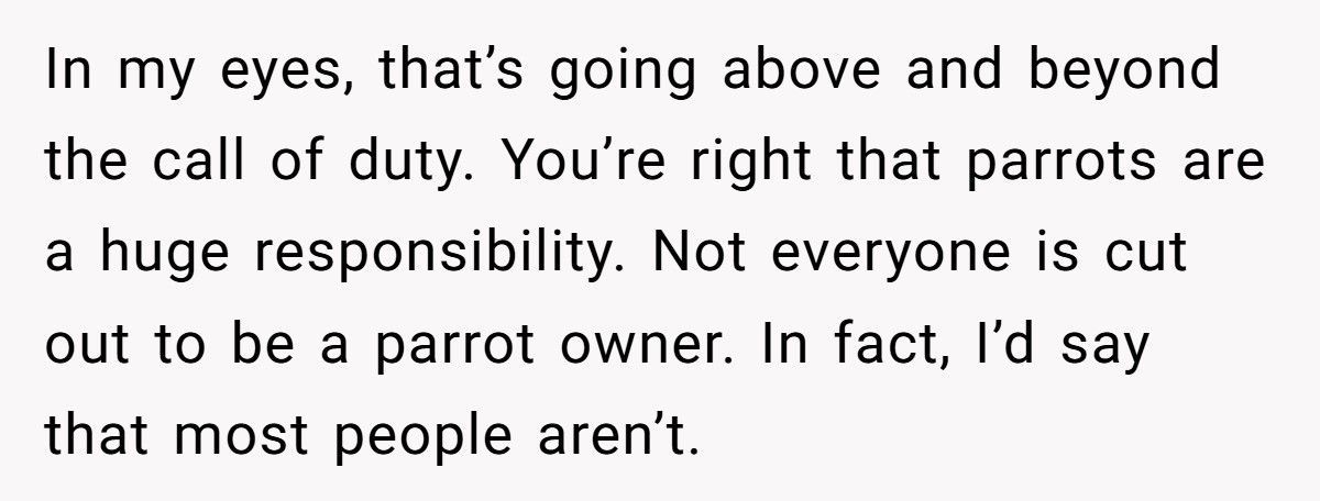 Brother Leaves Sister A Parrot In His Will, She Refuses To Keep It Brother Leaves Sister A Parrot In His Will, She Refuses To Keep It