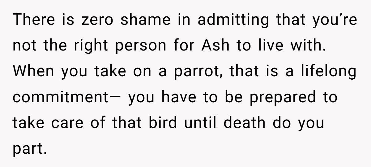 Brother Leaves Sister A Parrot In His Will, She Refuses To Keep It Brother Leaves Sister A Parrot In His Will, She Refuses To Keep It