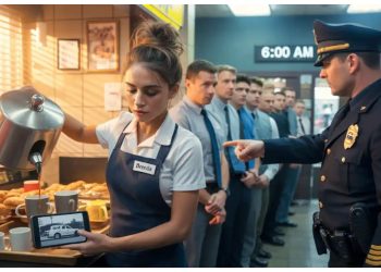 Early-Morning Worker Gets Revenge on Cop Who Blocked Her Driveway - With One Perfect Coffee Early-Morning Worker Gets Revenge on Cop Who Blocked Her Driveway – With One Perfect Coffee