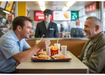 McDonald’s Worker Tried to Kick Out a Hungry Man – Customer Invited Him to Lunch Inside Instead