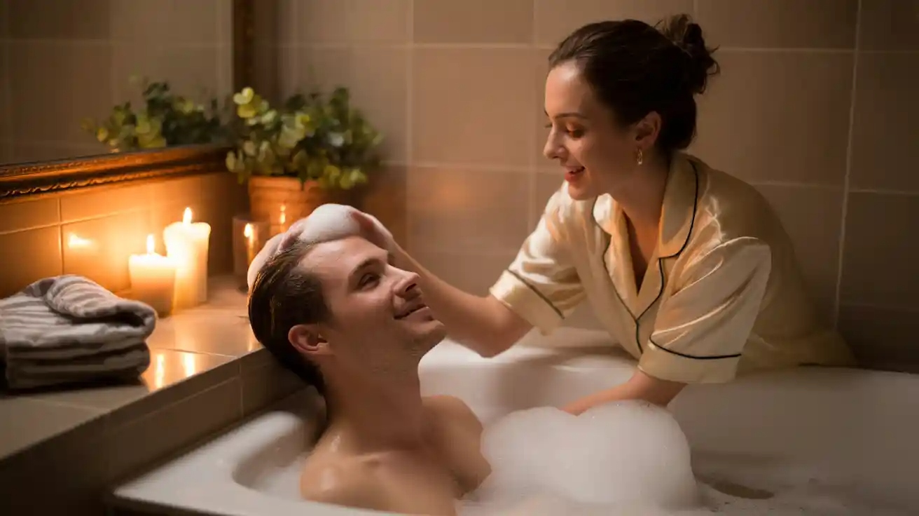 The Bath That Left Him Speechless: A Sweet Gesture from His Girlfriend on the Spectrum