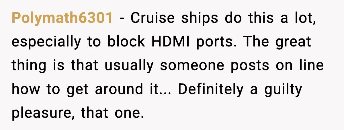 Guest Outsmarts Hotel’s TV Parental Lock, Leaves A Savage Message On The Screen Guest Outsmarts Hotel’s TV Parental Lock, Leaves A Savage Message On The Screen