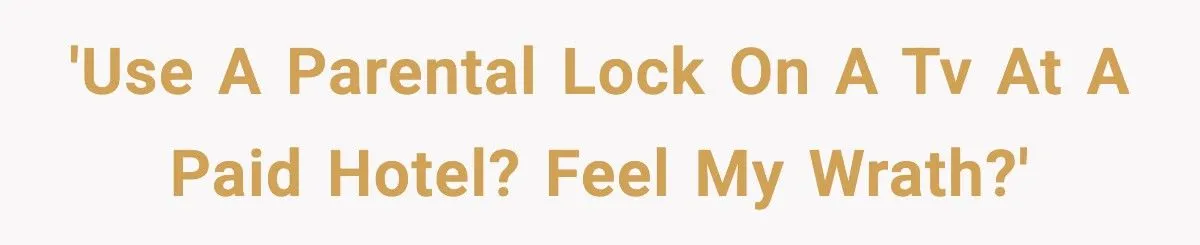 Guest Outsmarts Hotel’s TV Parental Lock, Leaves A Savage Message On The Screen Guest Outsmarts Hotel’s TV Parental Lock, Leaves A Savage Message On The Screen